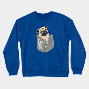 Pocket Pug Crewneck Sweatshirt